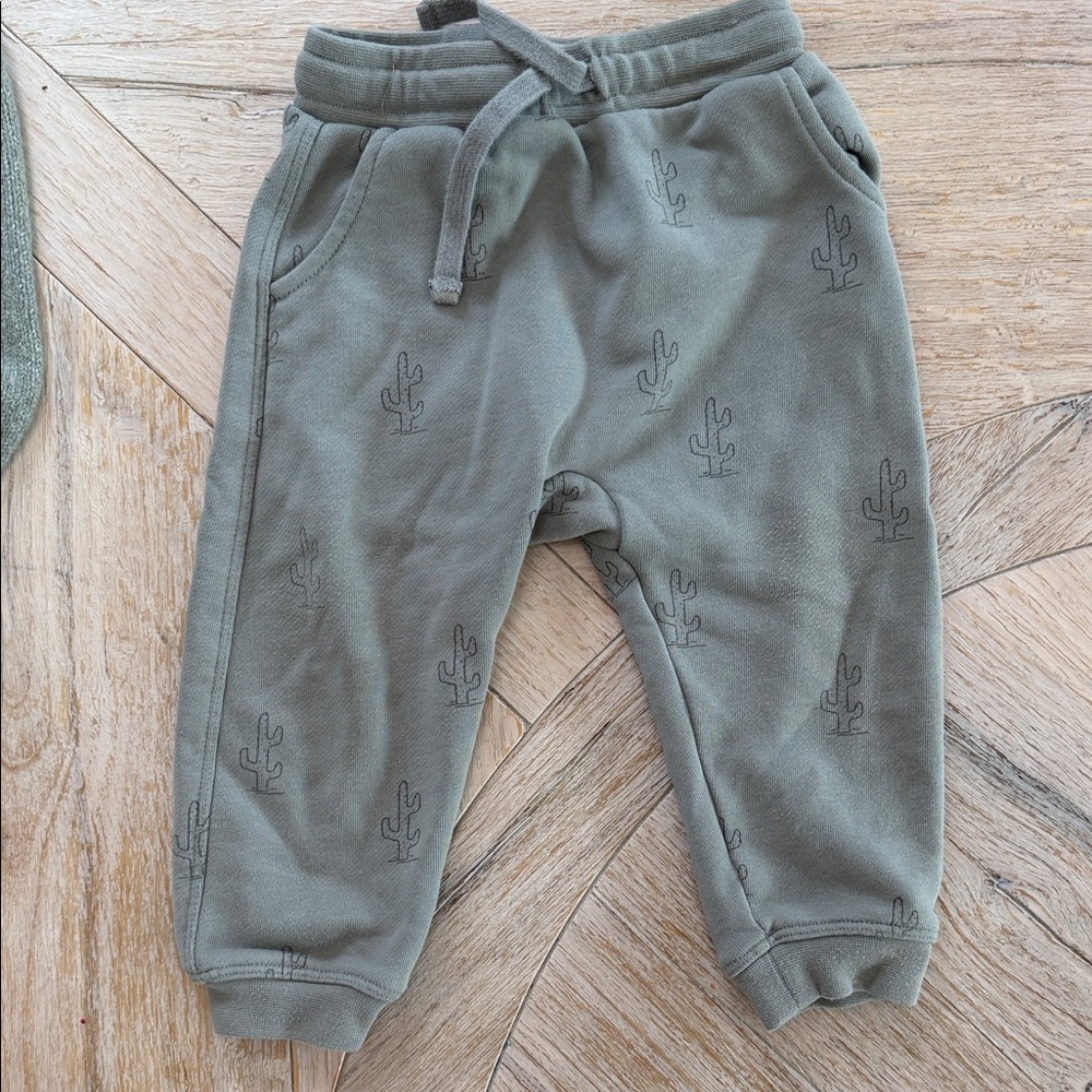 Rylee + Cru Mixed Baby/Toddler Pants Set - Sage, Cream, Rust - Picture 5 of 15